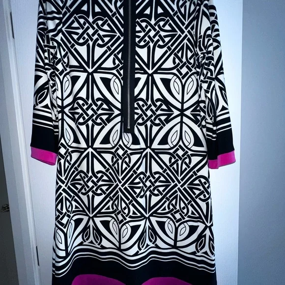 Black, white & pink dress NWT - Picture 3 of 3